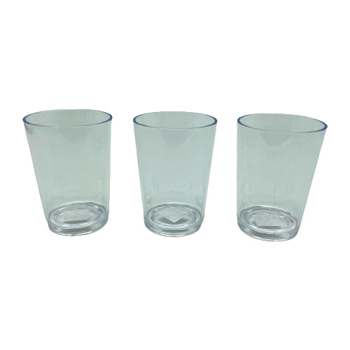 Short plastic cups