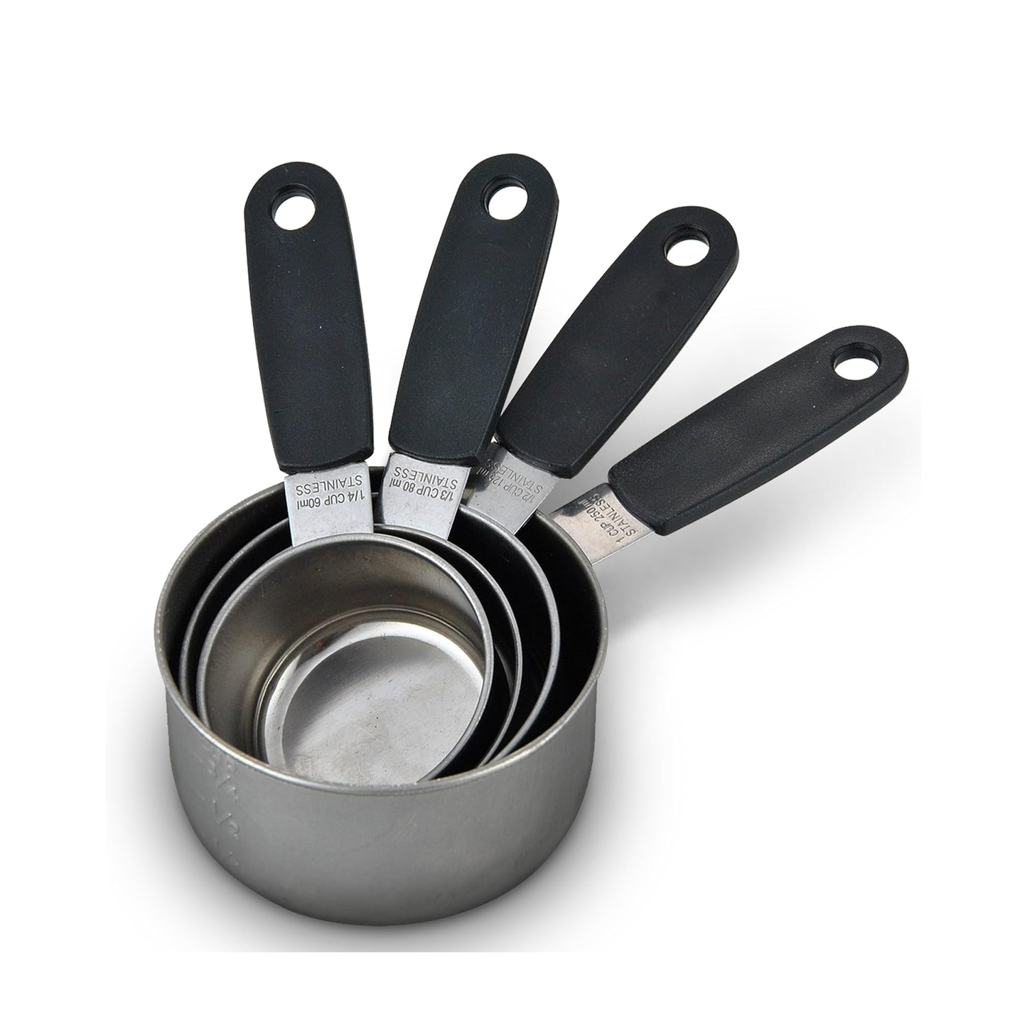 Stainless Steel Measuring Cups 4 Pieces