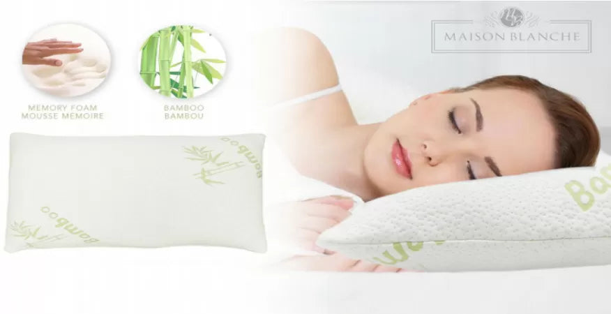 Memory Foam Bamboo Pillow JB Department Stores