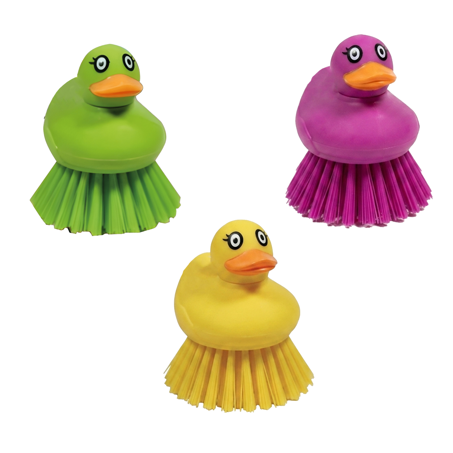 Duck Dishwasher Brush Assorted Colours