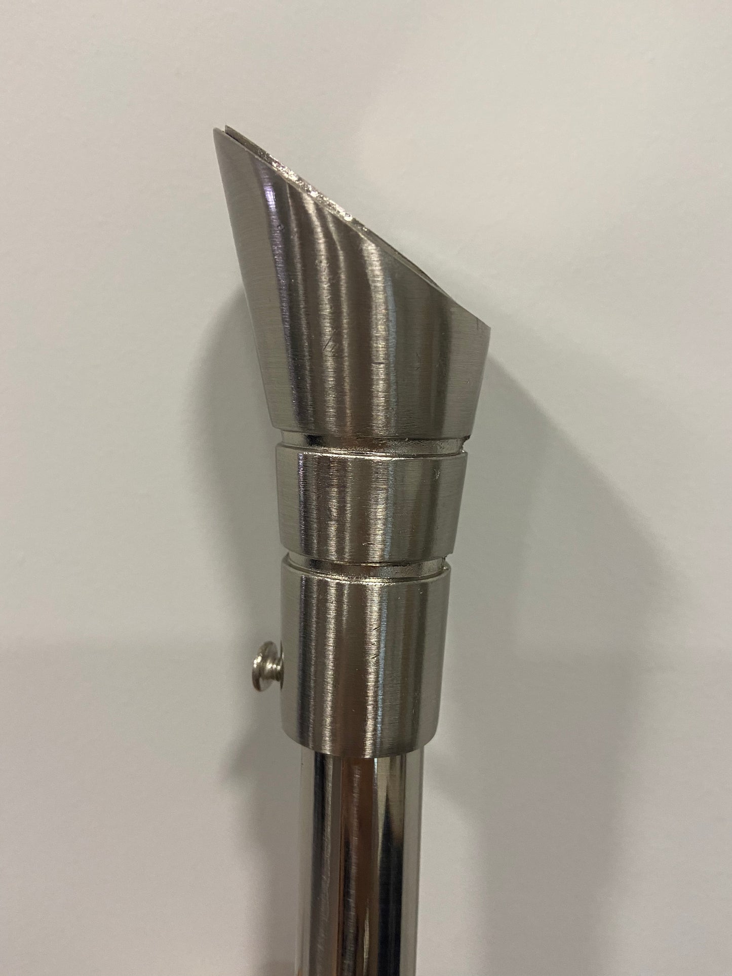 Silver Curtain rods-extendable (single 16-19mm) 120-210cm