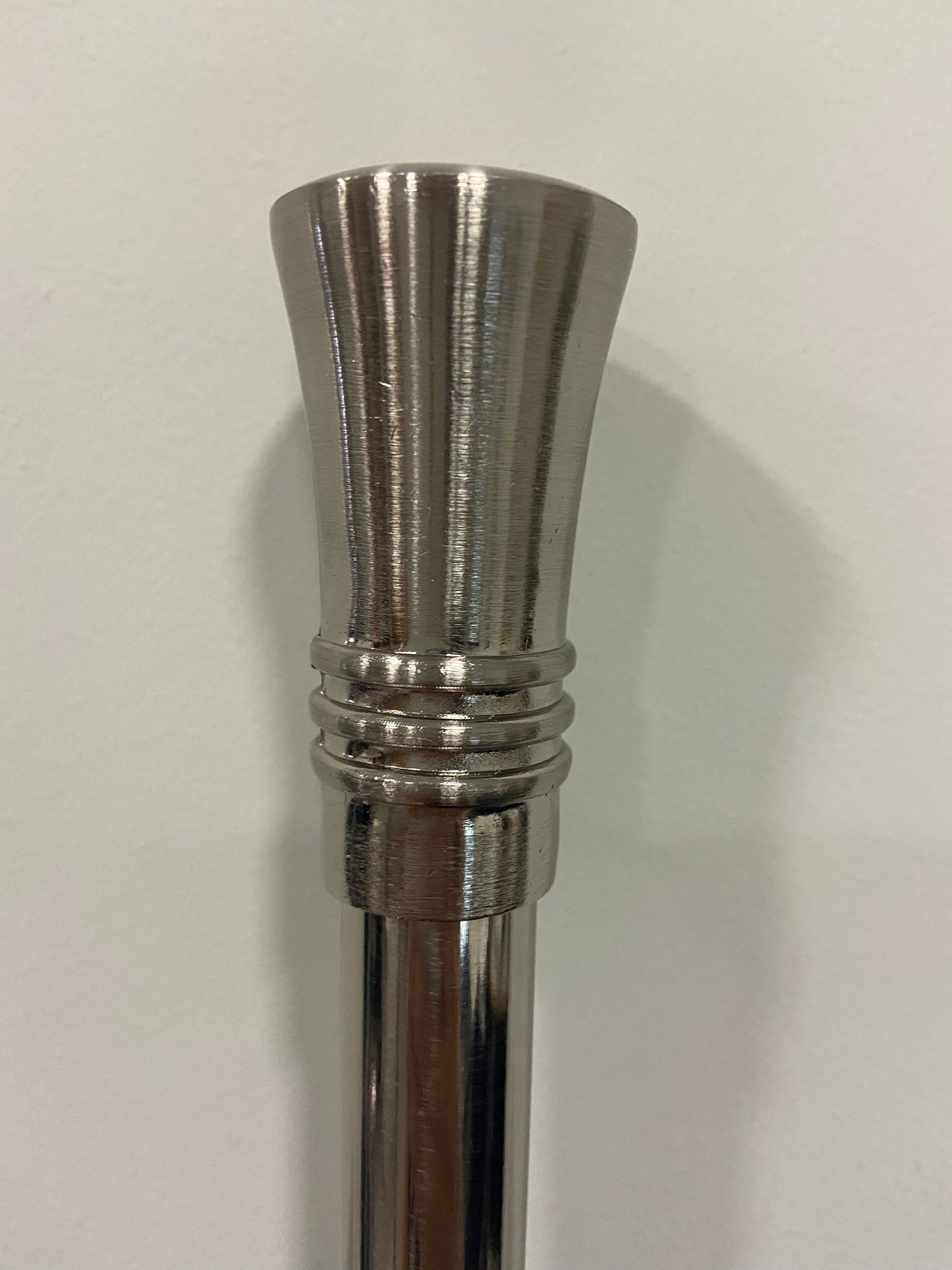 Silver Curtain rods-extendable (single 16-19mm) 120-210cm