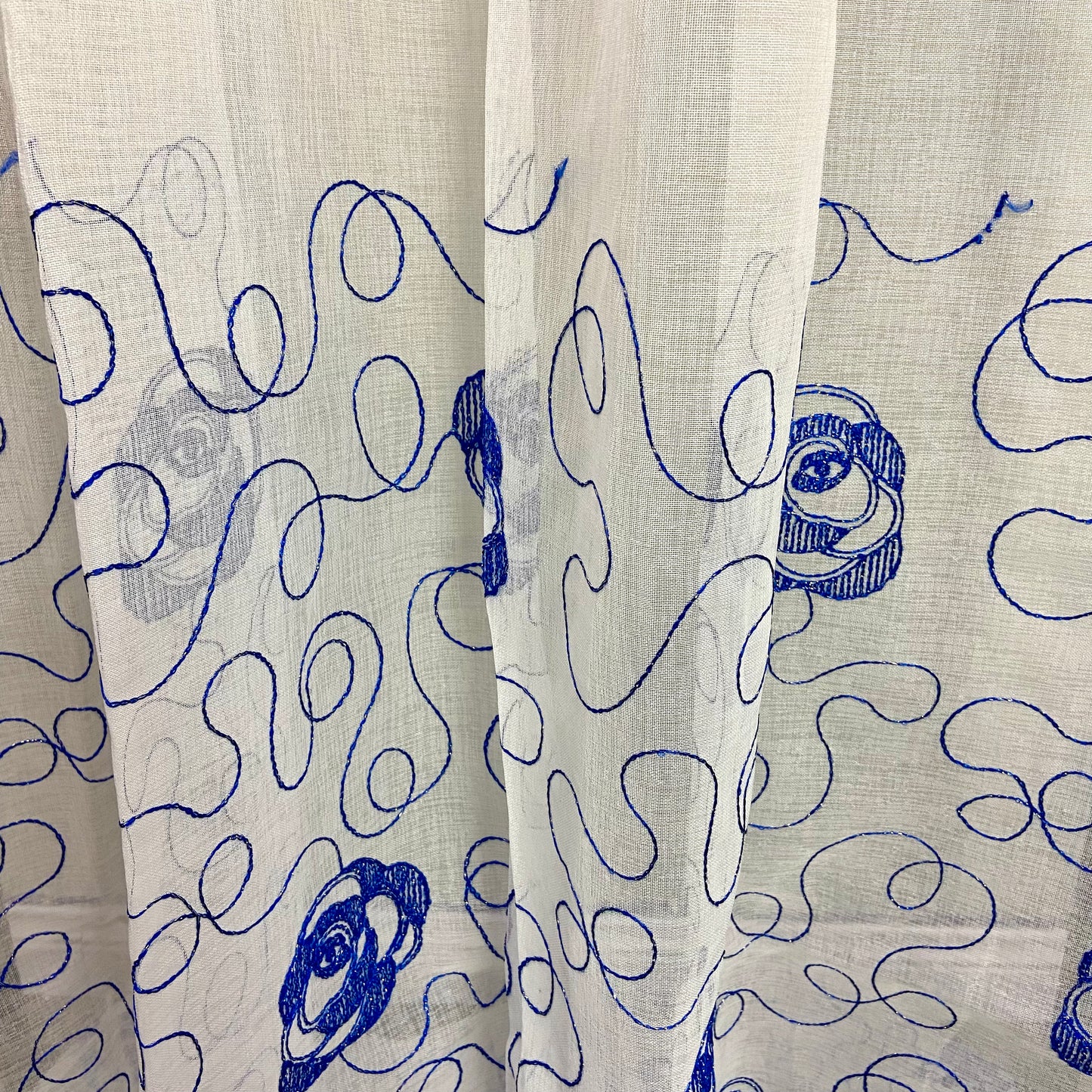 Dolly embroidery grommet curtain 1 panel