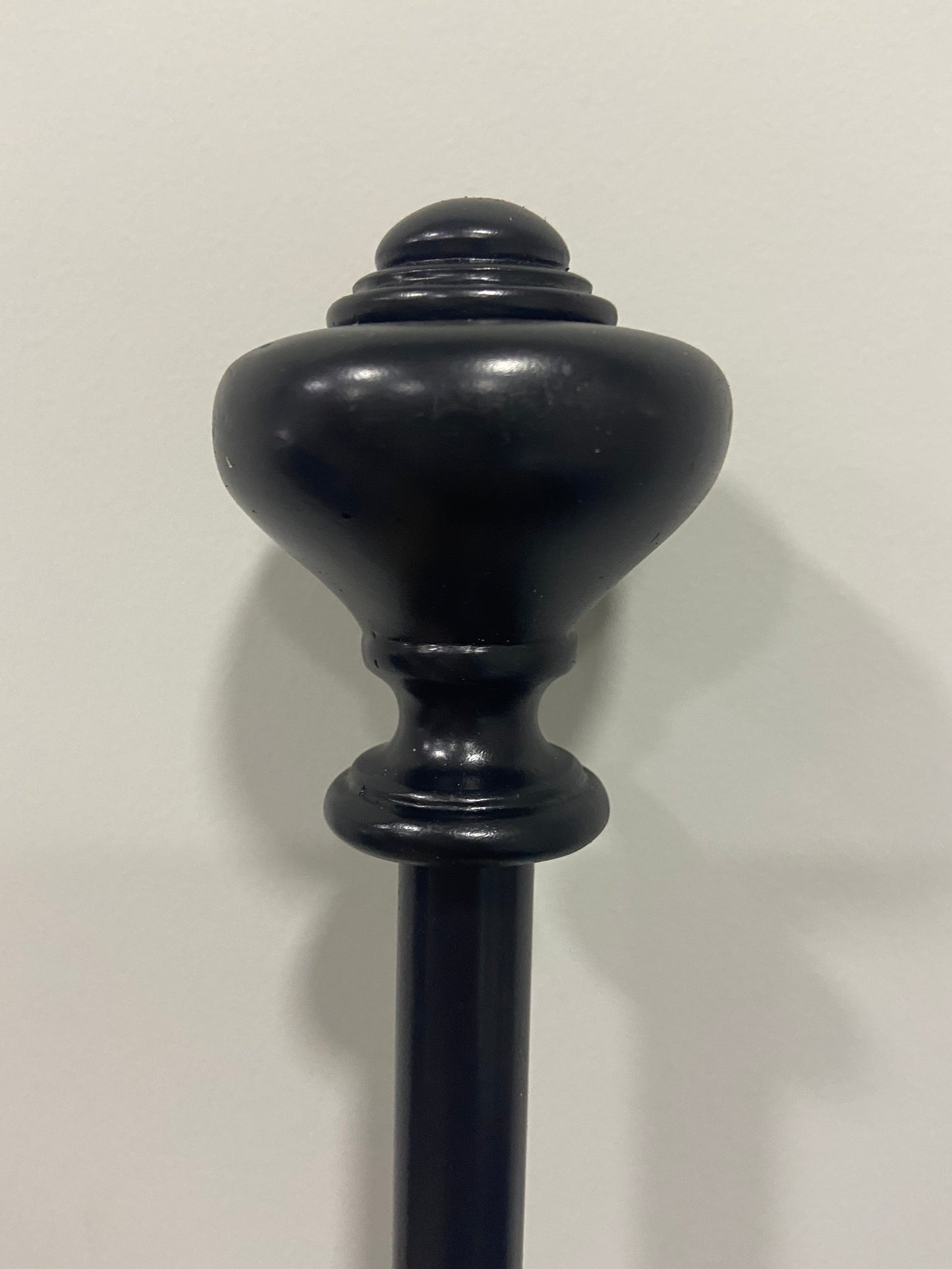 Silver Curtain rods-extendable (single 16-19mm) 120-210cm