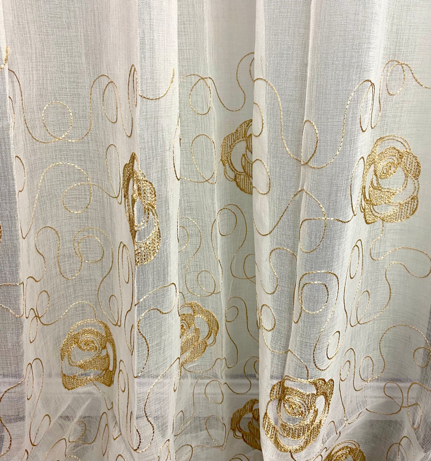 Dolly embroidery grommet curtain 1 panel