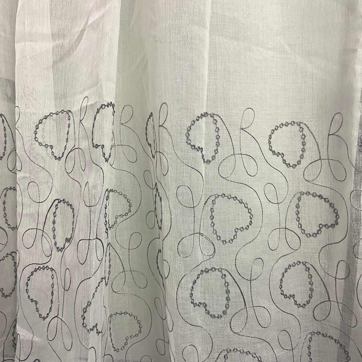 Ella embroidery grommet curtain 1 panel