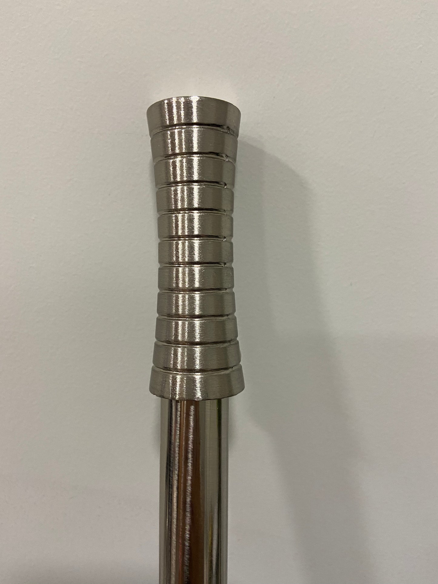 Silver Curtain rods-extendable (single 16-19mm) 120-210cm