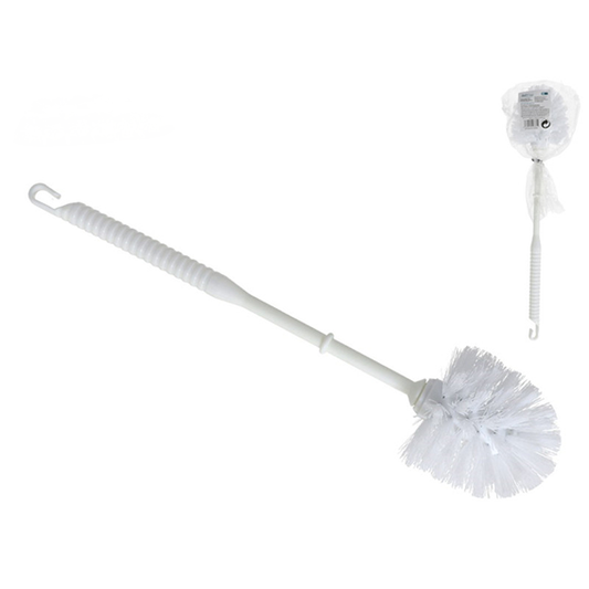 White Bathroom Brush