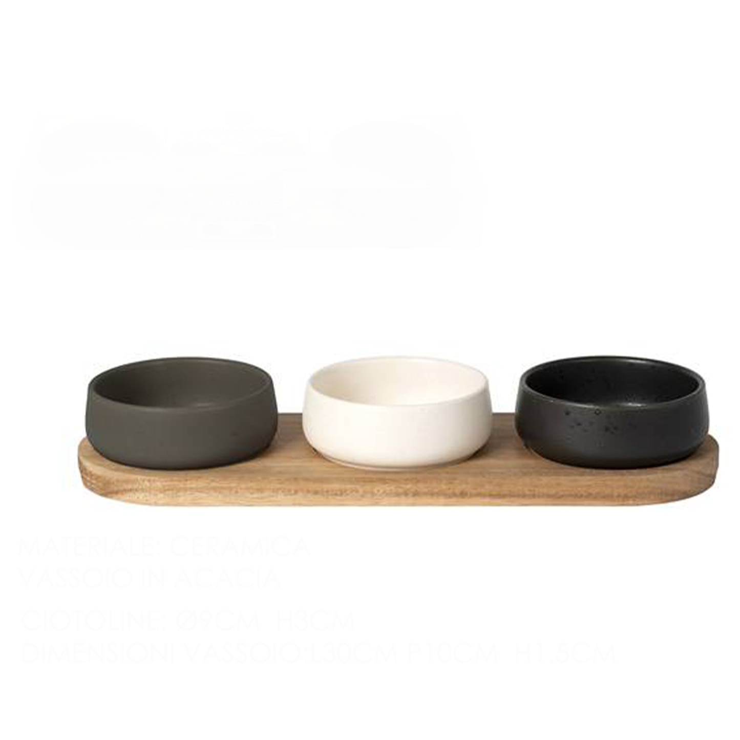 3-Piece Appetizer Tray
