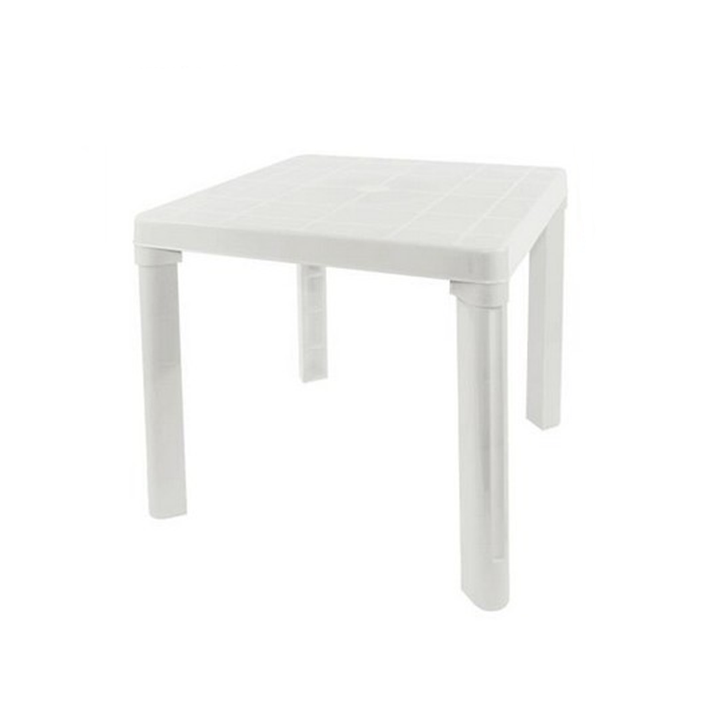 White Plastic Baby Table - 50x50cm