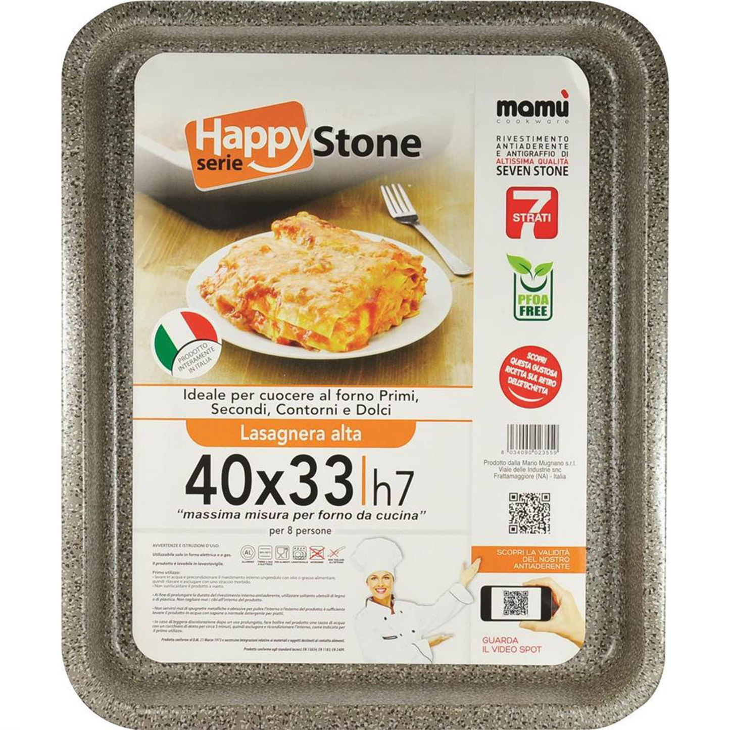 Non-Stick Baking Tin - 40x33 H7 cm