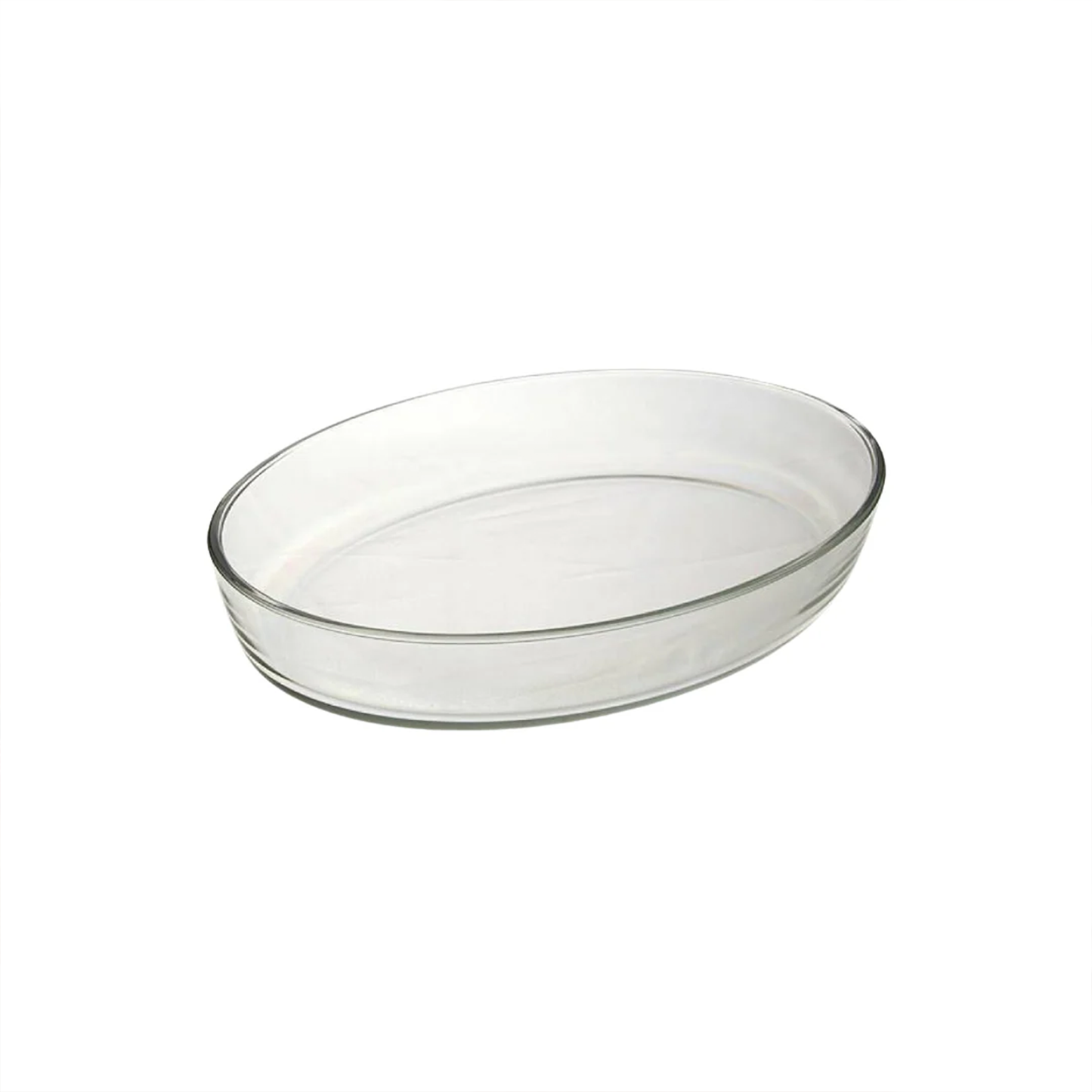 Oval Plain Glass Casserole