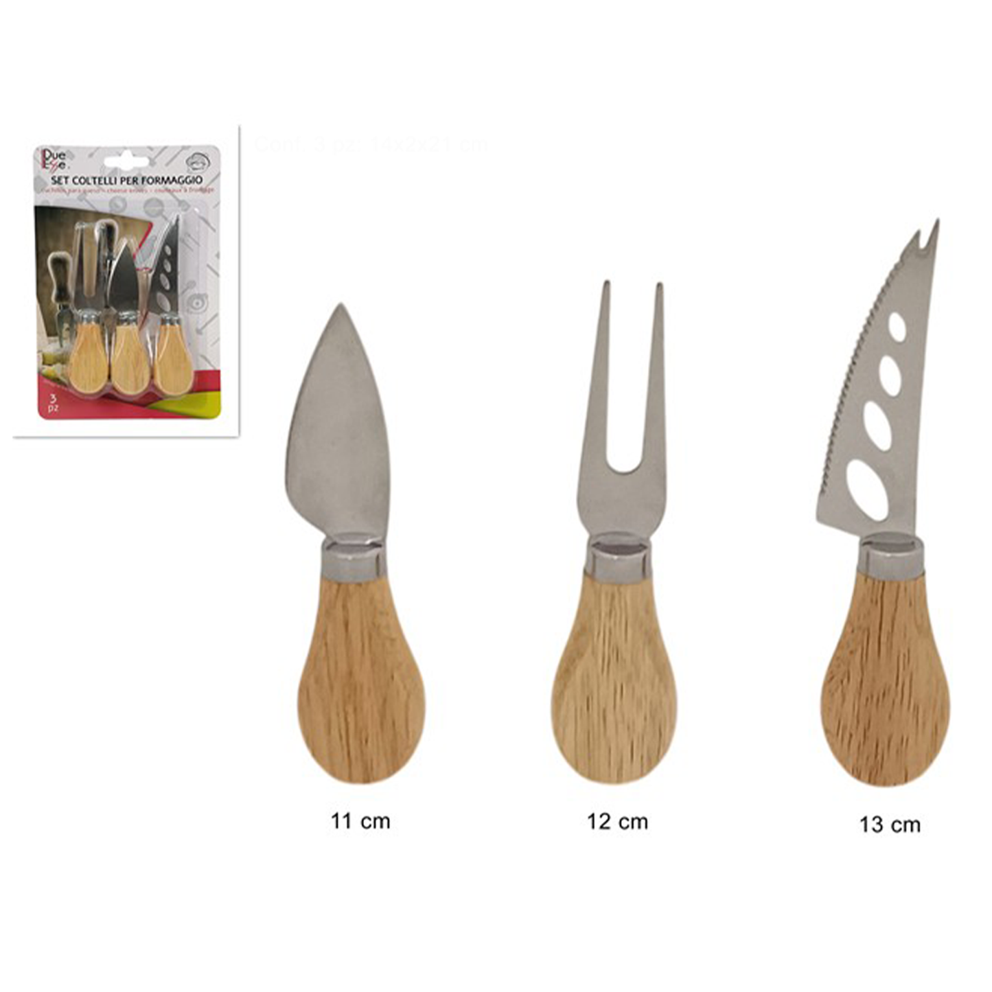 Cheese Knives -  SET 3 PCS