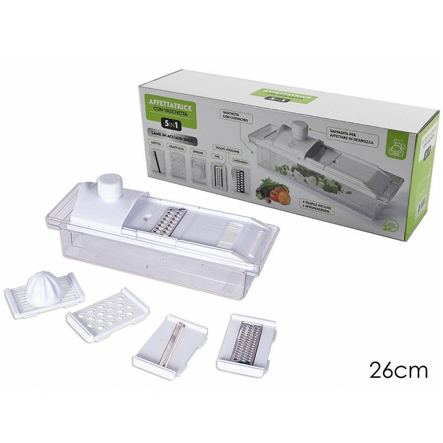 5-IN-1 Slicer With Tray
