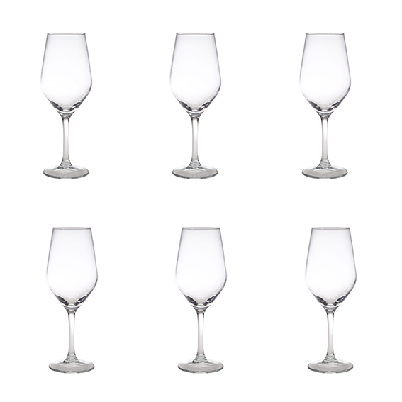 Wine Glass Set – 320 ml (Pack of 6)
