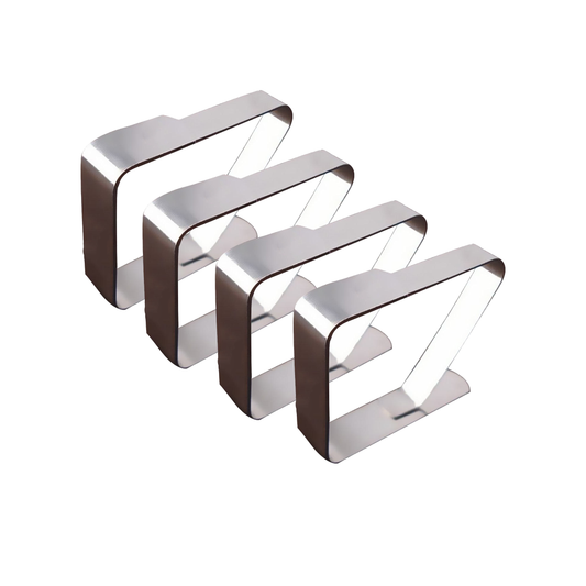 Stainless Steel Tablecloth Clips – 4 Pieces
