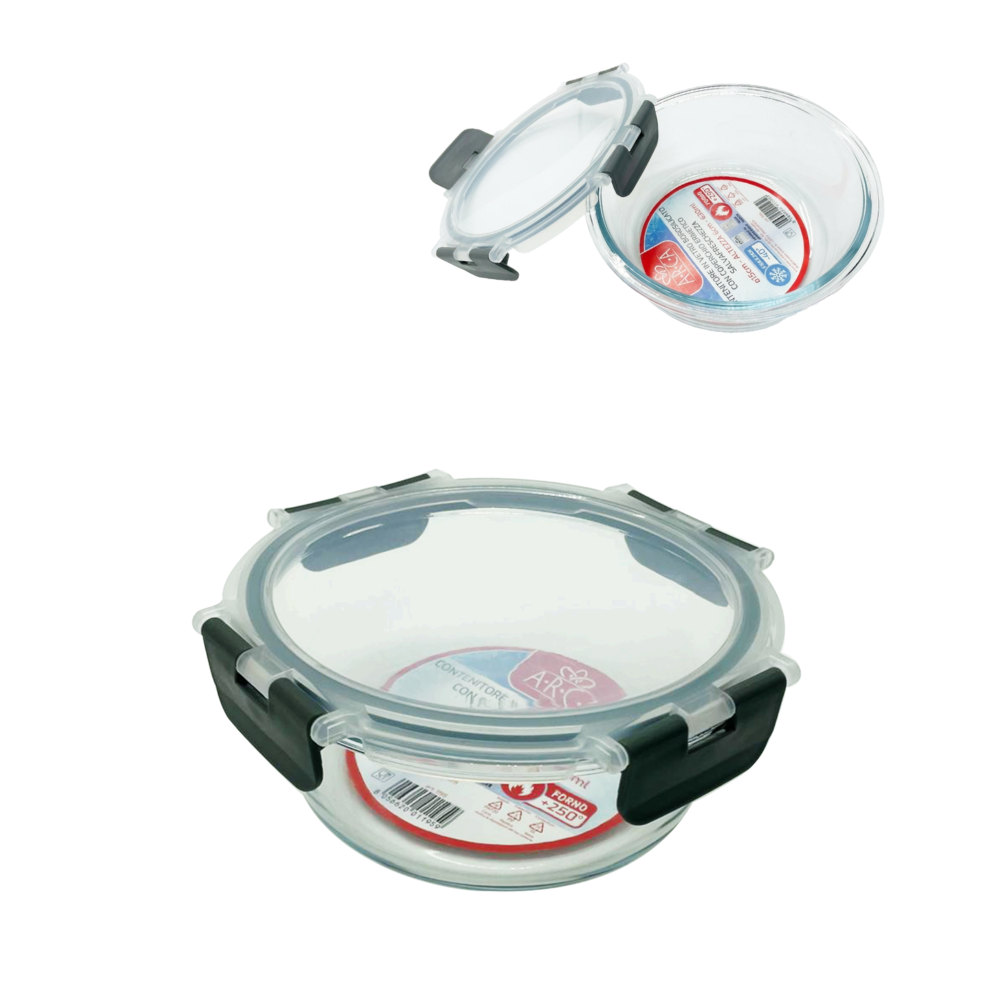 Round Glass Container