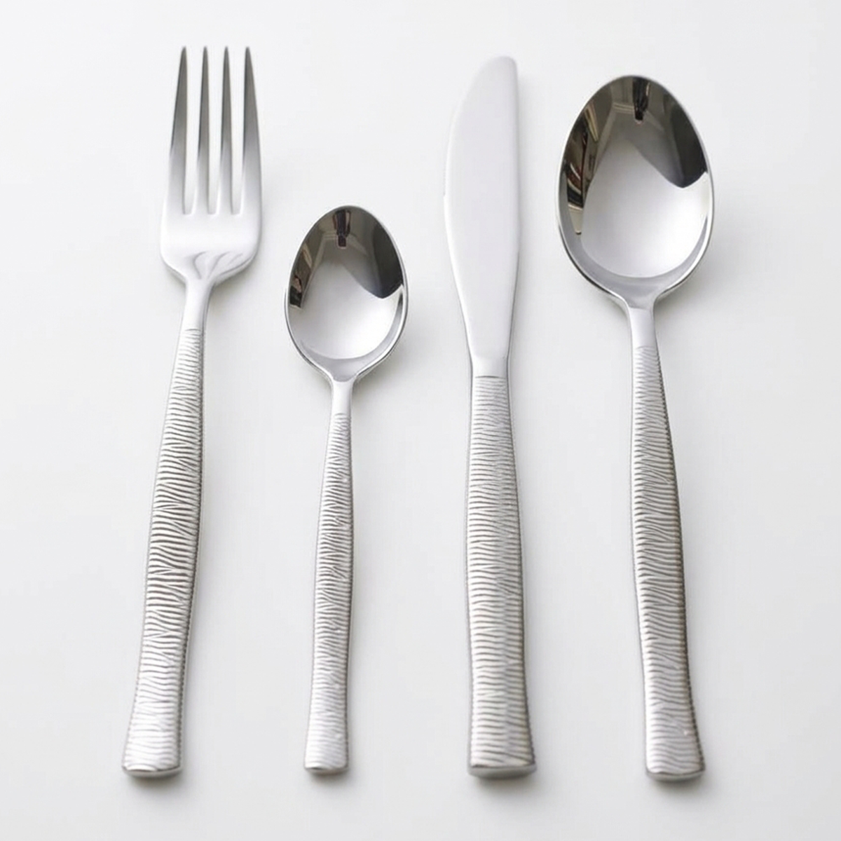 Steel Cutlery Set – 24 Pieces