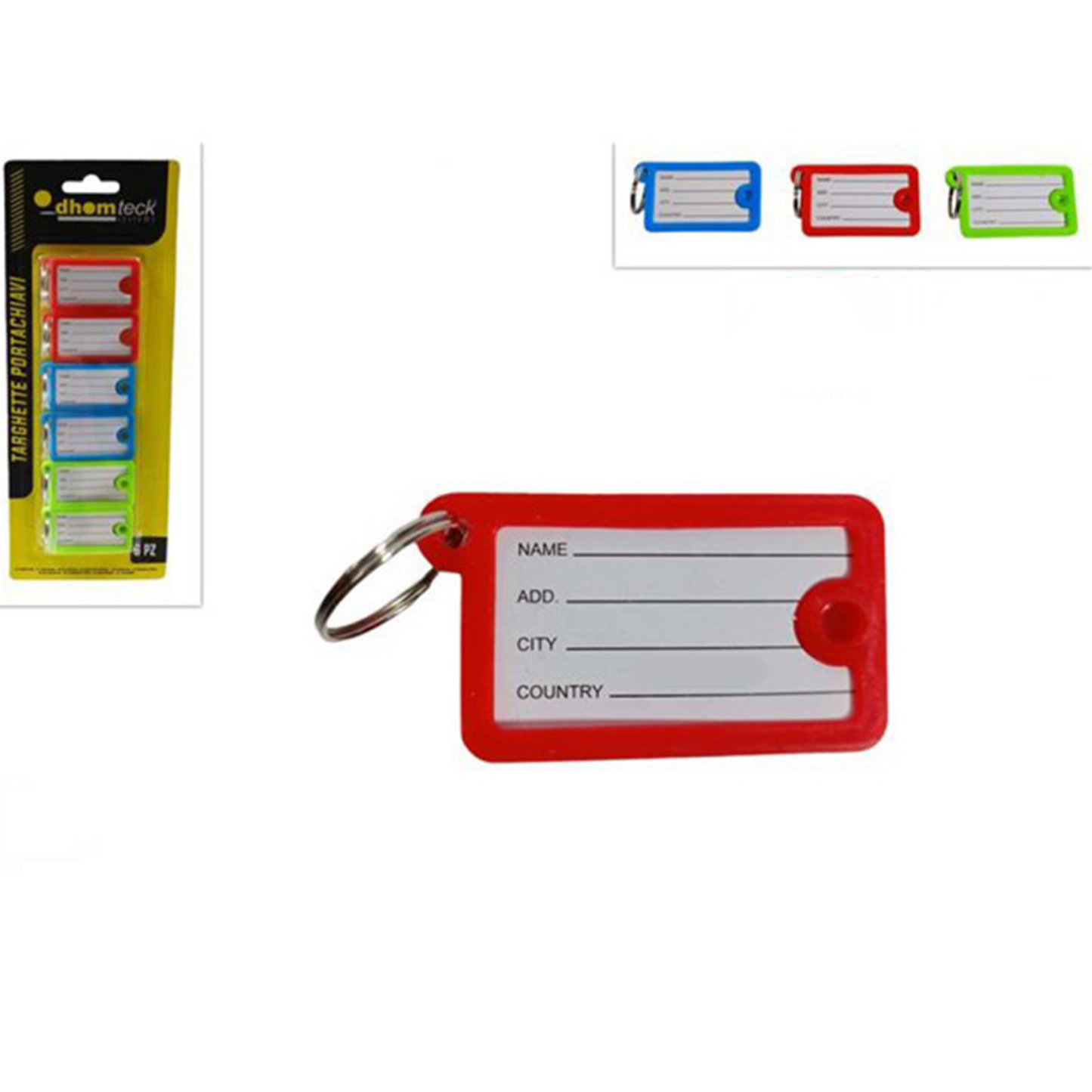 Key Ring  - Set of 6