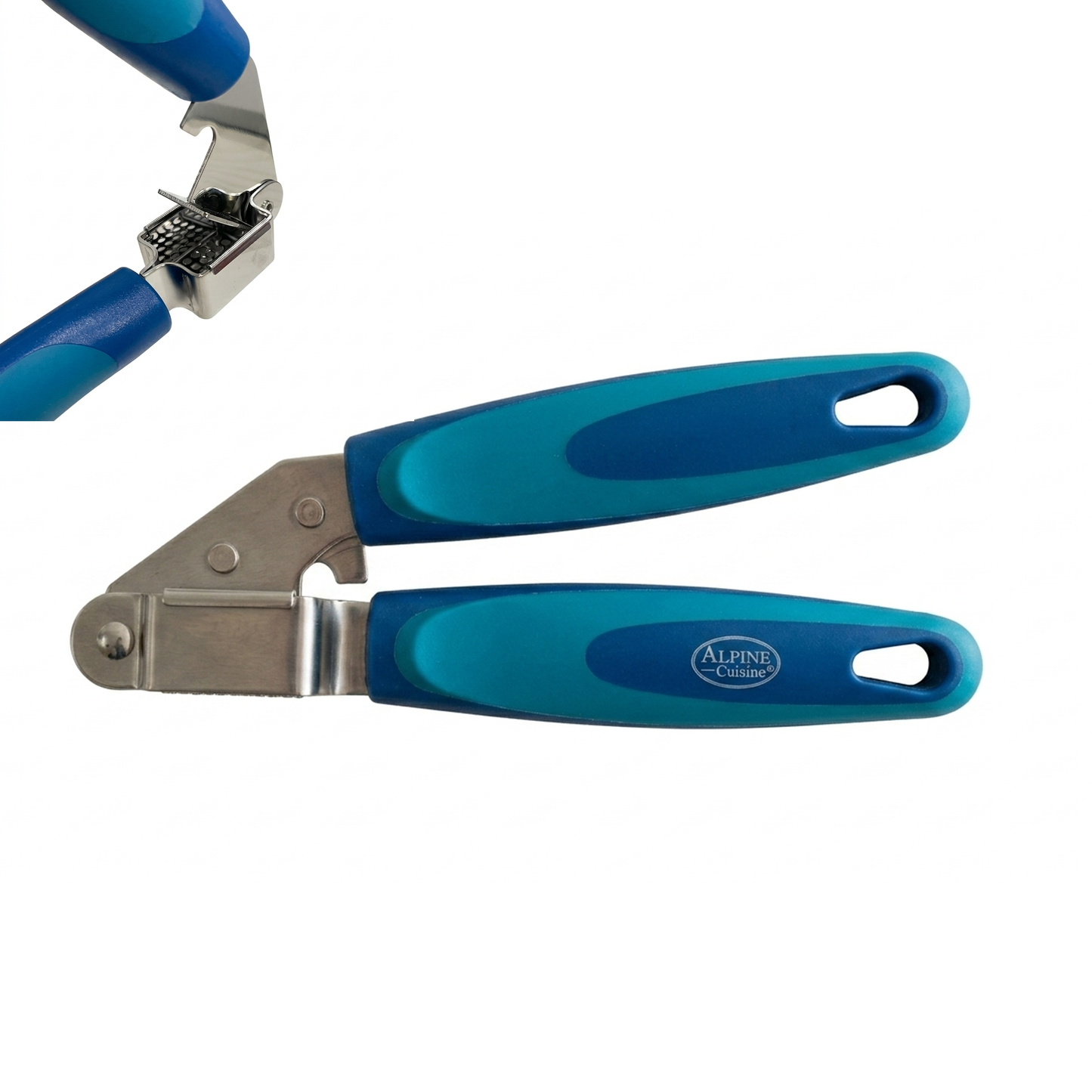 Garlic Press – 8 Inch with Soft Touch Handle