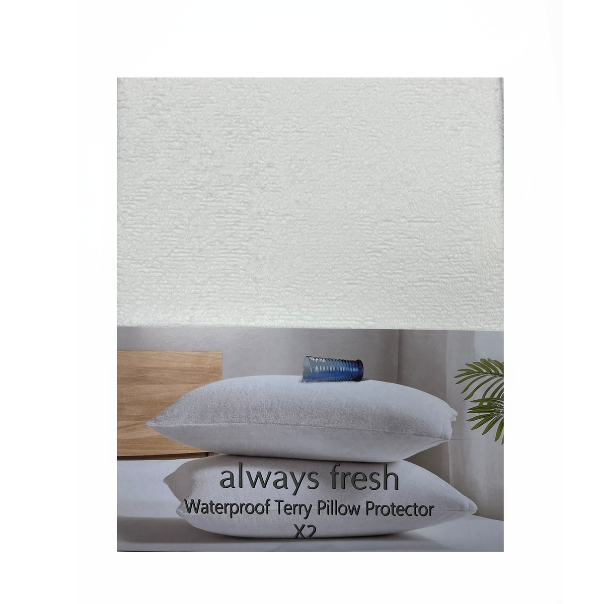 Waterproof Pillow Protector Set – 2 Pieces