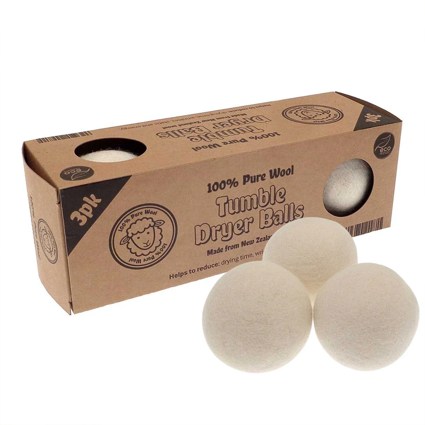 3 Pack Tumble Dryer Balls – 7cm