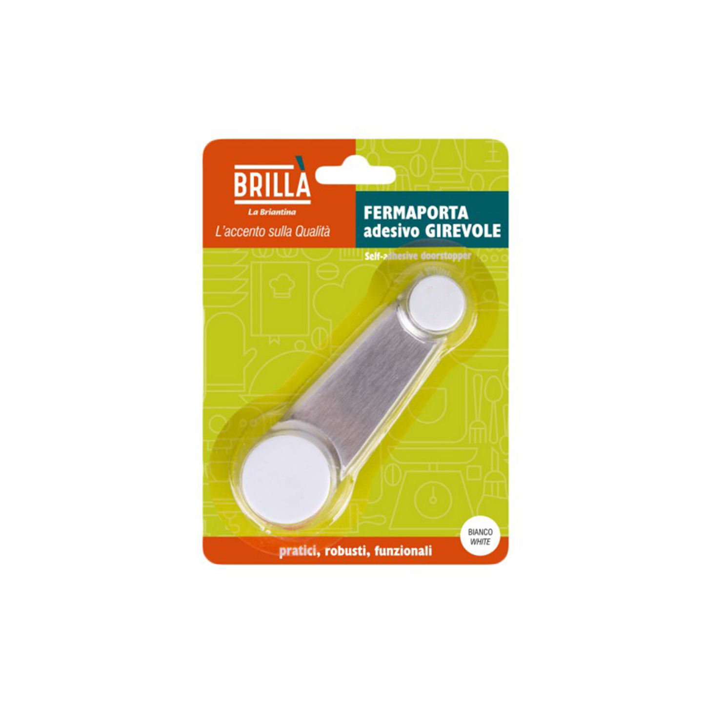 White Revolving Door Stop