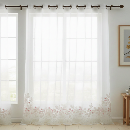 Anca Embroidery Curtain - 140x260cm