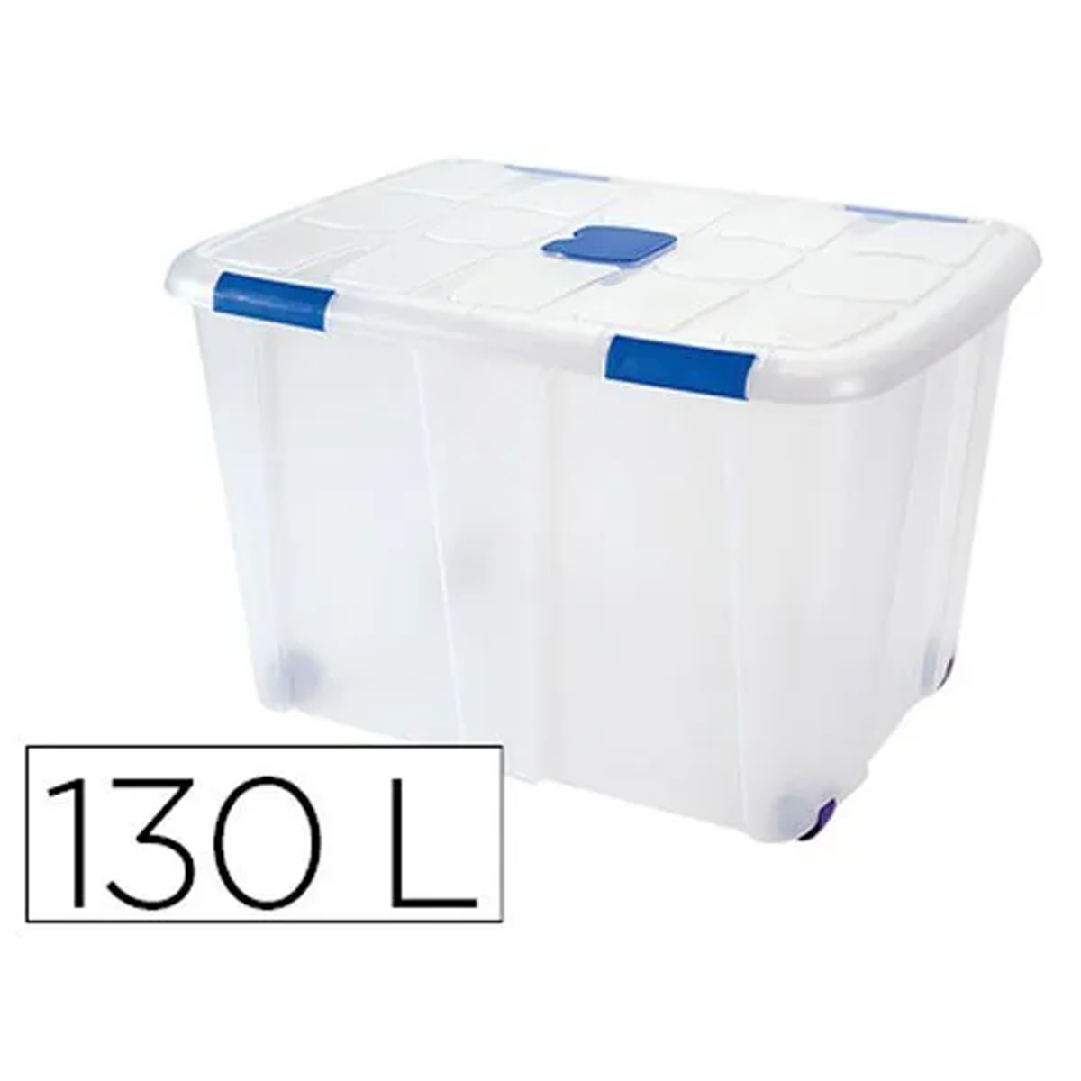 Storage Box With Lid and Wheels