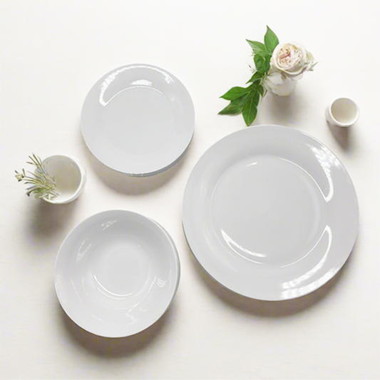 JB Dinner Set Simply White 18pcs