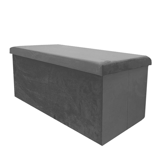 Rectangular Velvet Ottoman