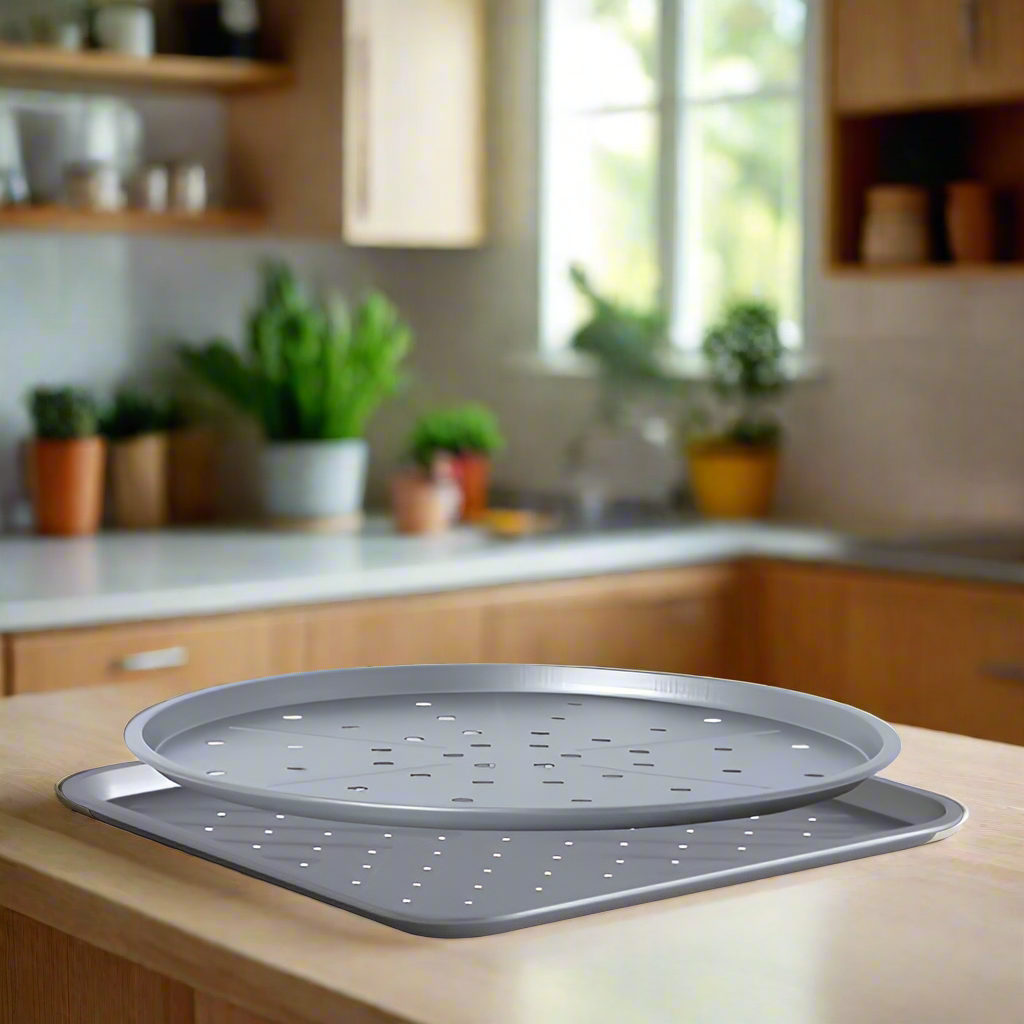 Pizza Tin & Crisper Tray Set