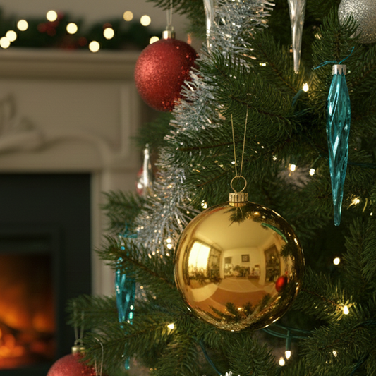 Big Gold Christmas Ball