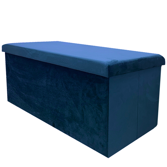 Rectangular Velvet Ottoman