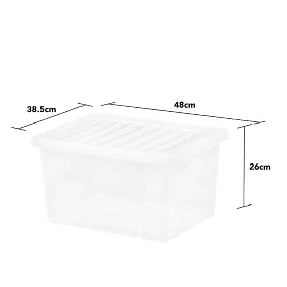 Wham Crystal Storage Box w/ LId