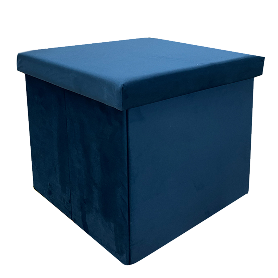 Square Velvet Ottoman