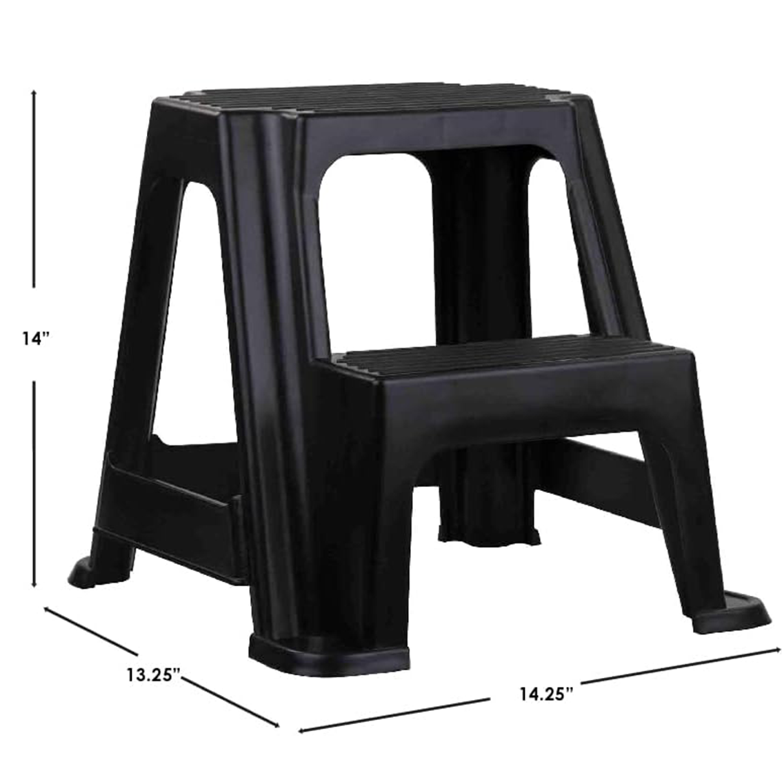 2-Step Stool Black