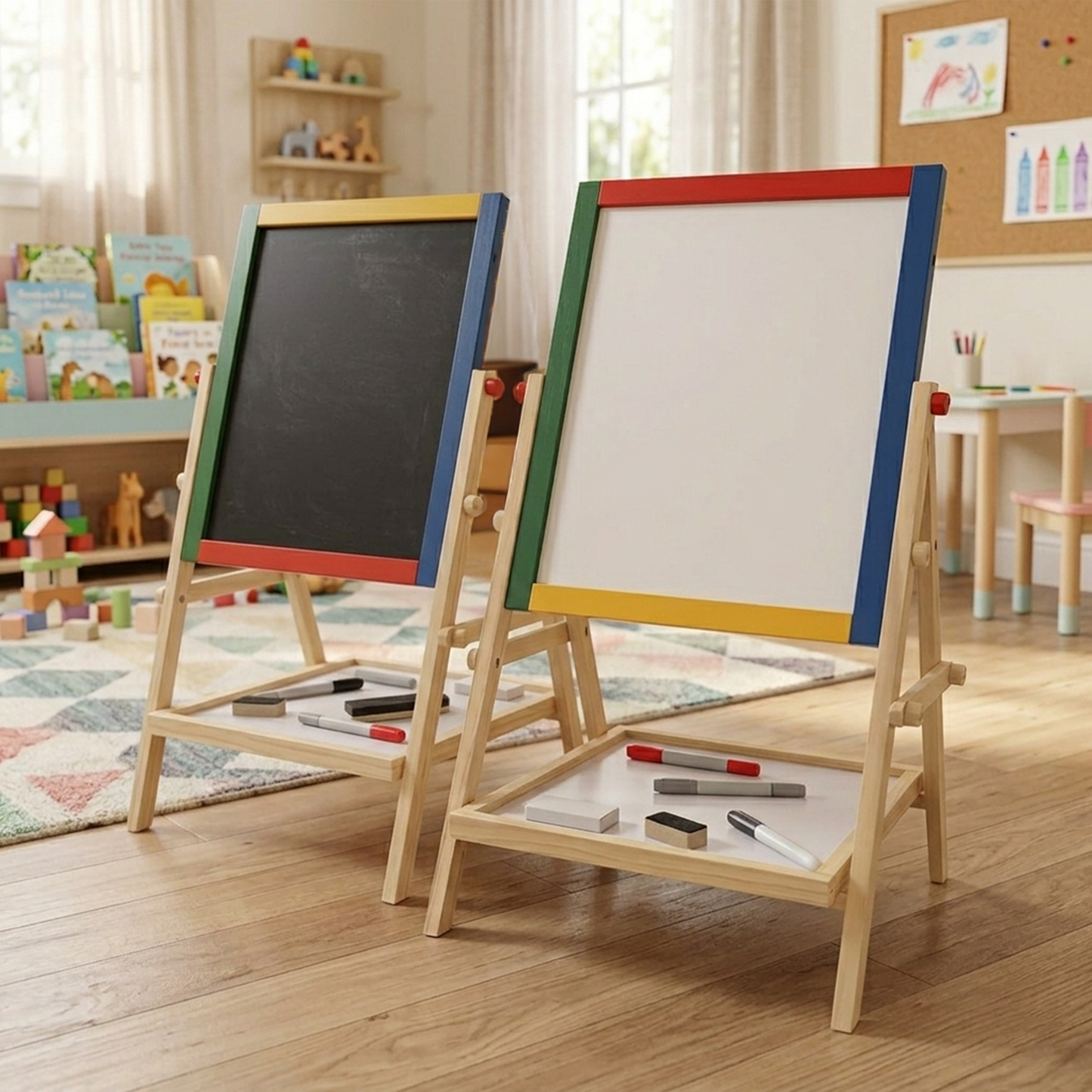 Double-Sided Wooden Board