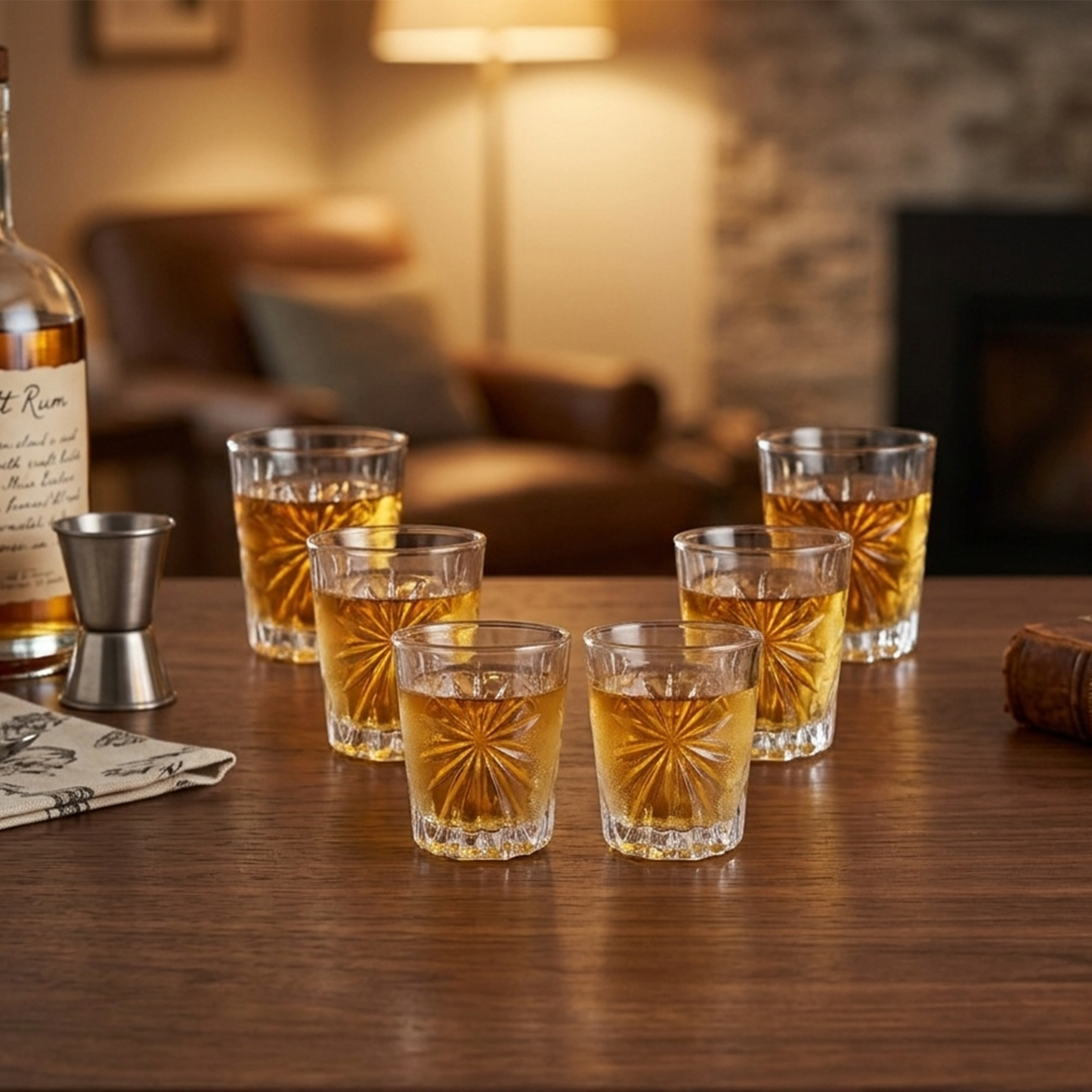 Set of 6 Rum Shot Glasses
