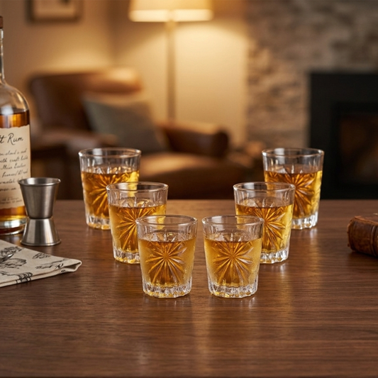 Set of 6 Rum Shot Glasses