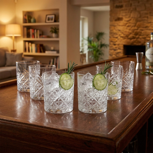 Set of 6 Gin and Tonic Glasses