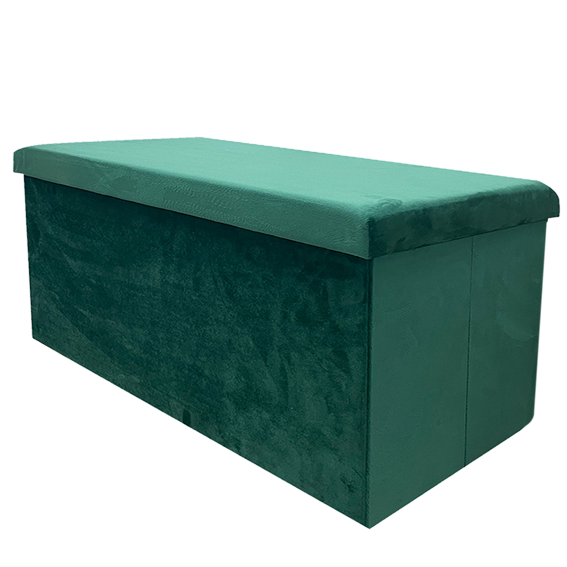 Rectangular Velvet Ottoman