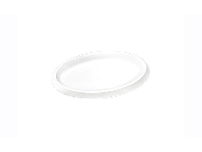 Porcelain Oval Platter White