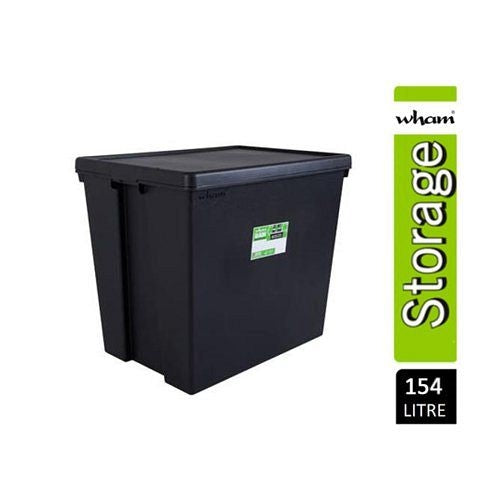Storage Box Heavy Duty & Lid Black