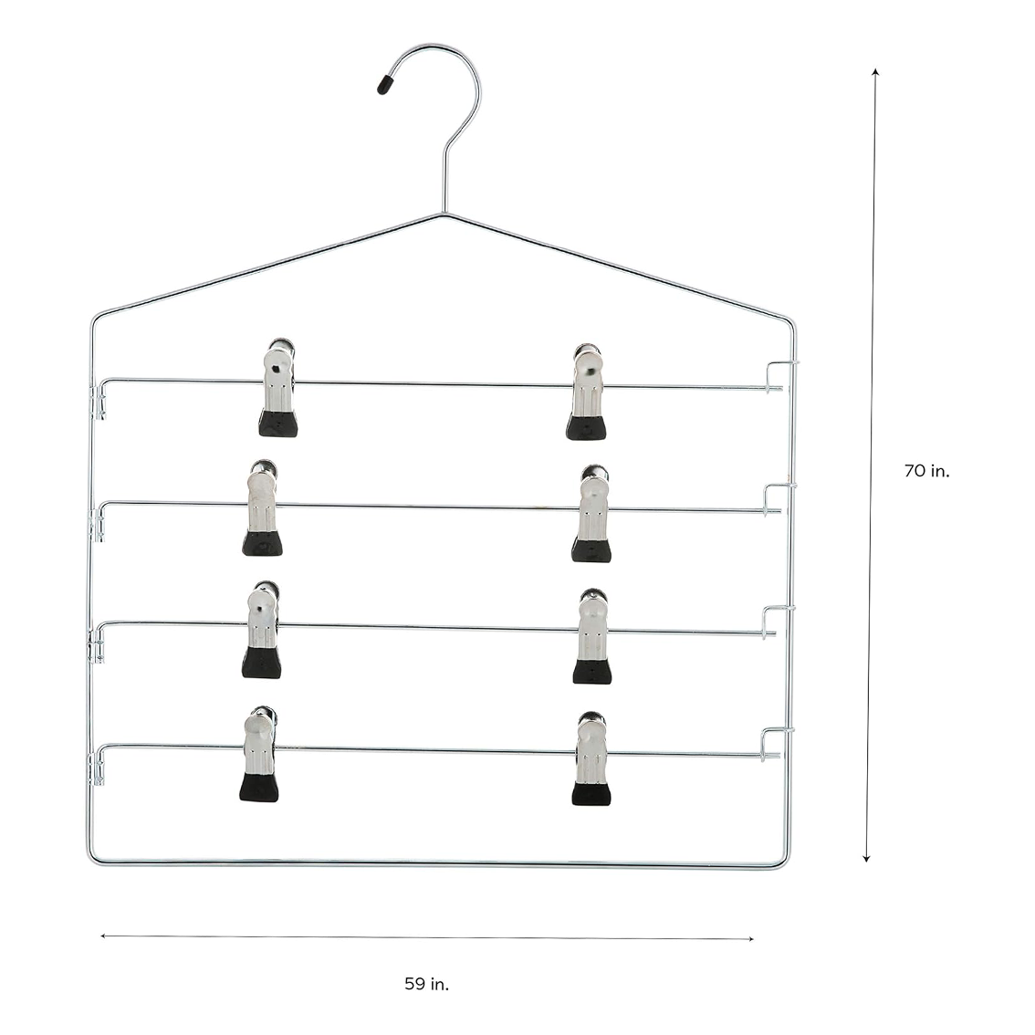4-Tier Swing Arm Slack Rack