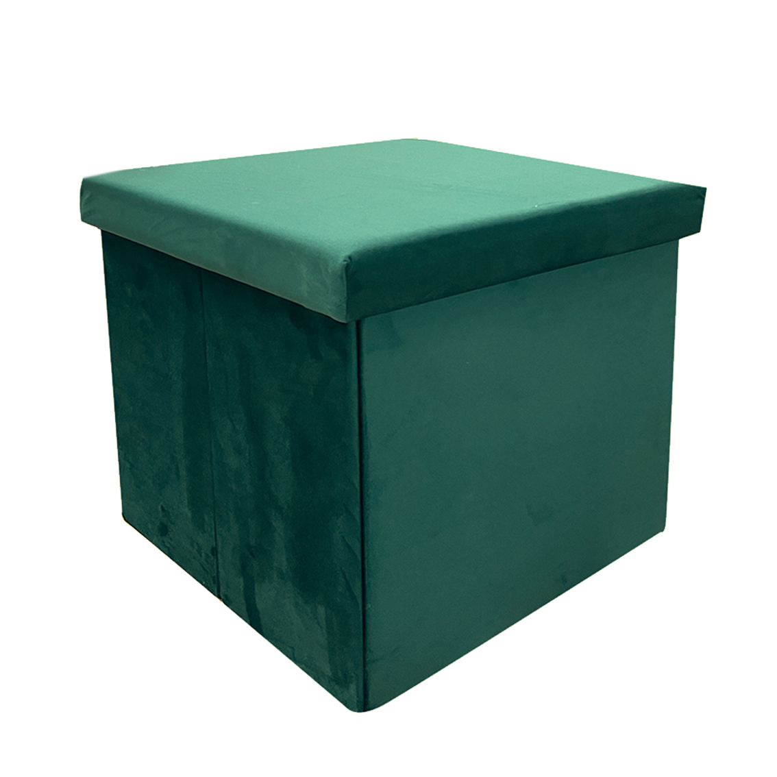 Square Velvet Ottoman