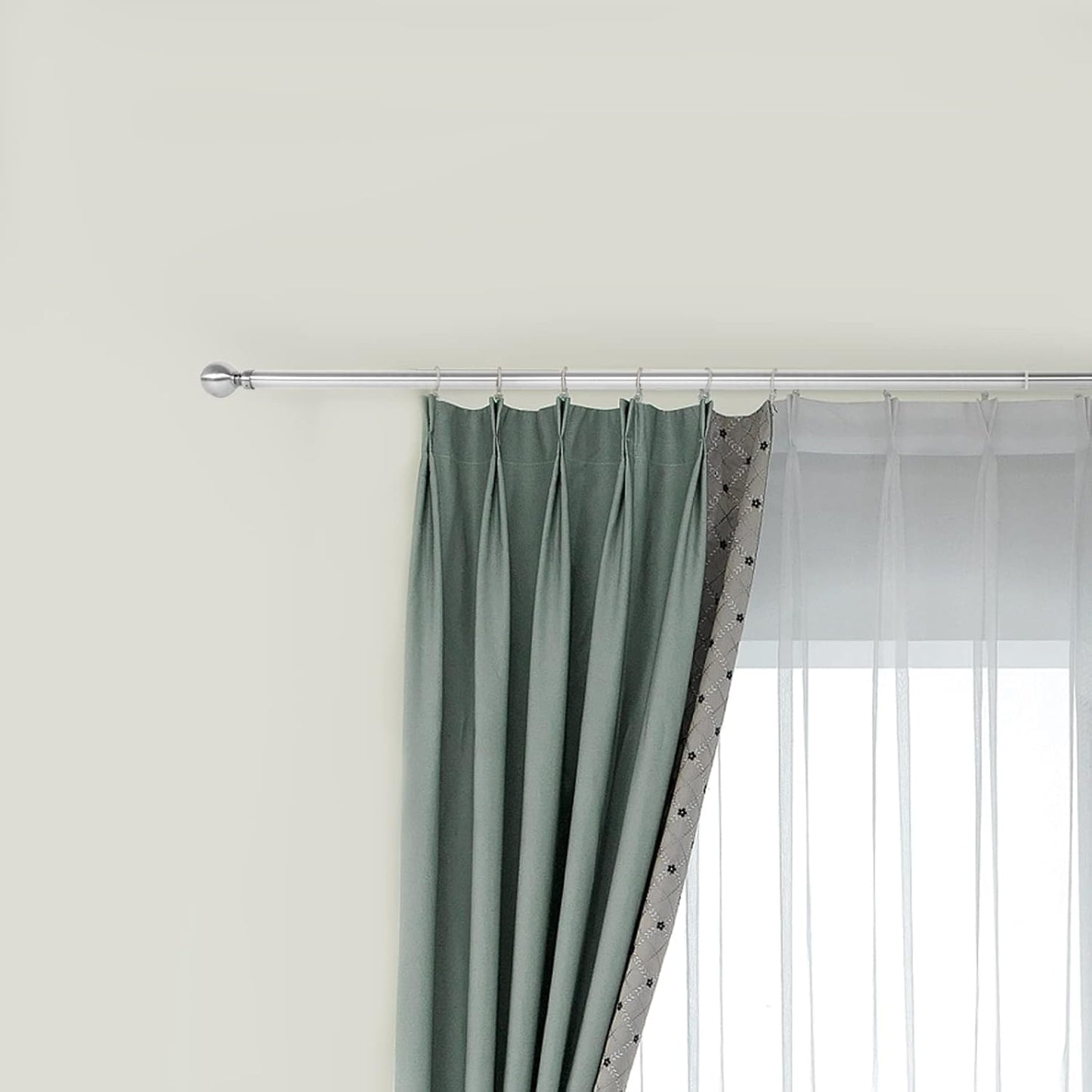 Single Curtain Rod Extendable