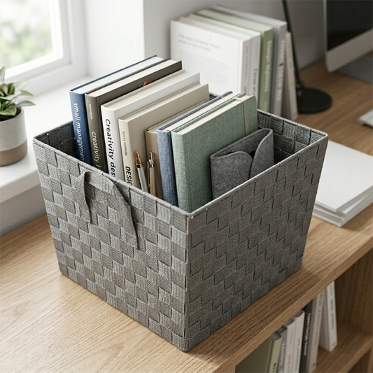 Woven Strap Large Tote
