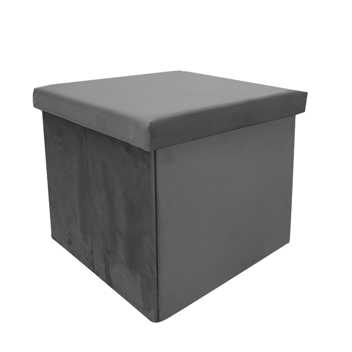 Square Velvet Ottoman