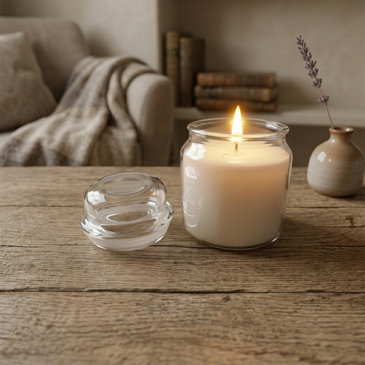 Scented Candle in Glass Jar